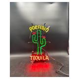 Porfidio Tequila Cactus Neon Sign