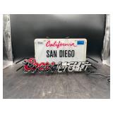 Coors Light San Diego Neon Sign