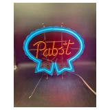 Pabst Clam Shell Neon Sign