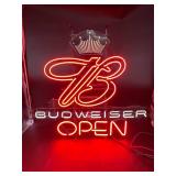 Budweiser Open Neon Sign