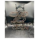 Budweiser Open Neon Sign