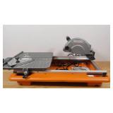 RIGID 9-Amp 7 in. Blade Corded Wet Tile Saw-See Description