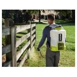 Ryobi ONE+ 18V Cordless Battery 4 Gal. Backpack Chemical Sprayer with 2.0 Ah Battery and Charger