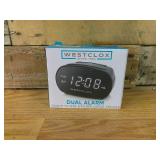 Dual Alarm Clock Black - Westclox