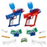 Gel Blaster Nova 2 Pack Toy Gun with 60,000 Gellets Included & Safety Glasses