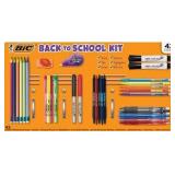 BIC Ultimate Back to School Kit, Assorted School Supplies (42 Count)