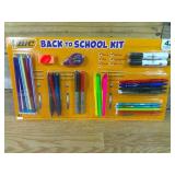 BIC Ultimate Back to School Kit, Assorted School Supplies (42 Count)