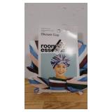 Set of 3 Room Essentials OSFM Neapolitan Striped Turban Style Shower Cap