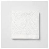 Ogee Bath Towel White - Threshold