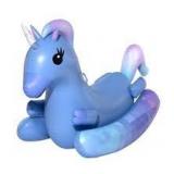 Members Mark Inflatable Ride On Blue Unicorn Float Over 5 Feet Long