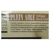 Creative Mark Museum Collection Plein Aire Antique Black W/ Gold Liner Frame 3.5" Wide-8x10