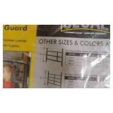 Set of 4 Segal Fixed Window Guard, 22 in. - 38 in. x 21-1/2 in., Steel, White, 4-Bar, NON-EGRESS