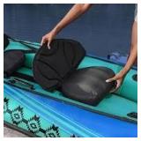 Tobin Sports Wavebreak Inflatable 2-Person Kayak Set, Removable Seats-Blue
