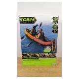 Tobin Sports Inflatable 2-Person Kayak-Orange