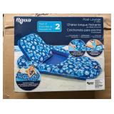 Aqua Leisure Luxury Water Recliner Lounge Tanner Pool Float 2-Pack