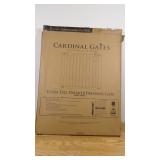 Cardinal Gates 36 in. H x 29.5 in. to 32.5 in. W x 1 in. D Black Extra Tall Premium Pressure Gate