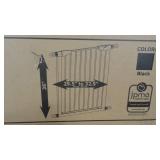 Cardinal Gates 36 in. H x 29.5 in. to 32.5 in. W x 1 in. D Black Extra Tall Premium Pressure Gate