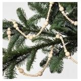 Hearth & Hand With Magnolia WOOD BEAD GARLAND Christmas Tree One Set 12 ft