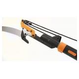 Fiskars PowerLever 1-1/8 in. Cut Capacity Steel Saw Blade 15 in. Fiberglass Pole 14 ft. Tree Pruner