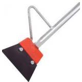 QEP 7 in. Wide Floor Scraper and Stripper with 48 in. Handle and Foot Peg