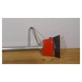QEP 7 in. Wide Floor Scraper and Stripper with 48 in. Handle and Foot Peg