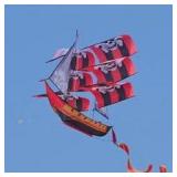 WindNSun SuperSize 3D Nylon Kite-Pirate Ship