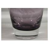 Tarnow Poland Purple Glass Vase