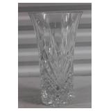 Elegant Cut Glass Crystal Vase