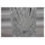 Elegant Cut Glass Crystal Vase