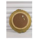 Vintage Gold Frame Round Wall Mirror