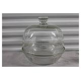 Clear Glass Cake Dome with Base