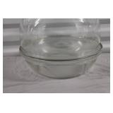 Clear Glass Cake Dome with Base