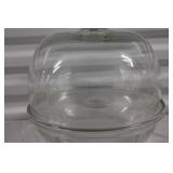 Clear Glass Cake Dome with Base
