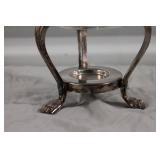 Vintage Silver-Plated Coffee Pot with Glass Carafe and Warmer Stand