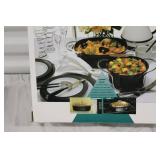 CorningWare Classic Black 24-oz Divided Dish with Serving Cradle - Ideal for Microwave