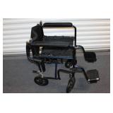 Folding Transport Wheelchair with Footrest