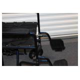 Folding Transport Wheelchair with Footrest