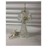 Cut Glass Lamp and Shade