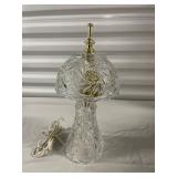 Cut Glass Lamp and Shade