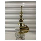 Cut Glass Lamp and Shade