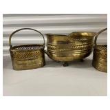 Lot of Brass Baskets