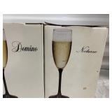 Set of 12 Luminarc "Nocturne" Champagne Flutes