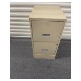 Two-Drawer Metal Filing Cabinet