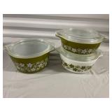 Set of 3 Corning Wear Dishes