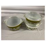 Set of 3 Corning Wear Dishes
