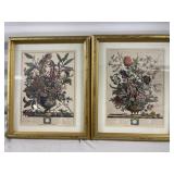 Lot of 12 Floral Art Pieces
