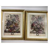 Lot of 12 Floral Art Pieces