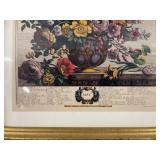 Lot of 12 Floral Art Pieces