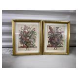 Lot of 12 Floral Art Pieces