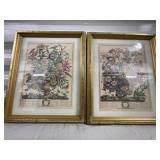 Lot of 12 Floral Art Pieces